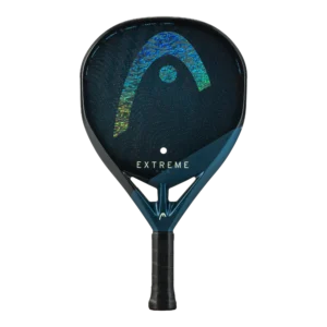 Head Extreme One 2026 Padel Racket – Unleash ultra-lightweight power, rapid overhead swing speeds, and firm structural frame rigidity. Engineered for elite offensive players who want explosive smash power in a maneuverable design, this 350g padel racket pairs an aggressive diamond geometry, top-heavy high balance distribution, structural carbon frame, 12K Carbon face, dynamic Power Foam core, and 3D textured surface for total attacking performance padel racket.